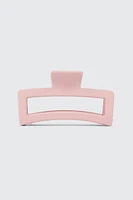 Ardene XL Cutout Hair Claw in Light Pink
