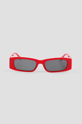 Ardene Slim Rectangular Sunglasses in