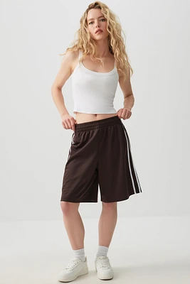 Ardene Oversized Athletic Shorts in | Size | Polyester
