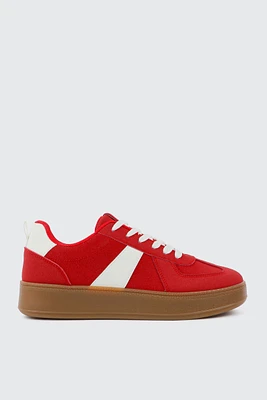 Ardene Retro Thick Sole Sneakers in | Size | Polyester