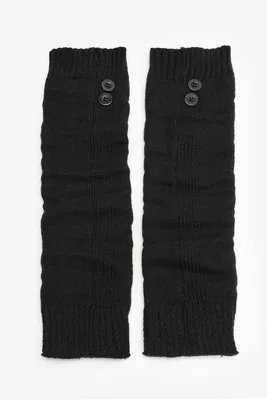 Ardene Leg Warmers with Buttons in | 100% Acrylic