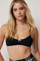 Ardene Pointelle Bralette in | Size | Polyester/Rayon