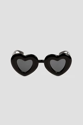 Ardene Balloon Heart Shaped Sunglasses in