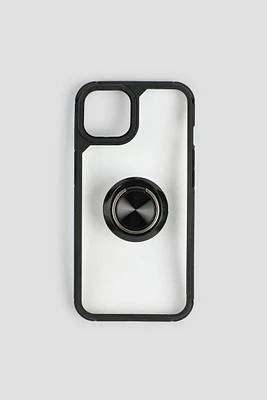 Ardene iPhone 13/14 Case with Ring Holder in Black