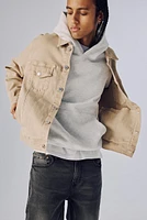 Ardene Man Twill Jacket For Men in Beige | Size | Cotton/Elastane