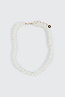 Ardene Shell Necklace in White