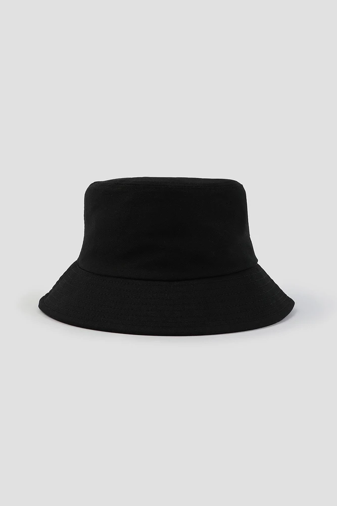 Ardene Solid Bucket Hat in | 100% Cotton