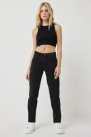 Ardene High Rise Mom Jeans in | Size | Cotton/Elastane