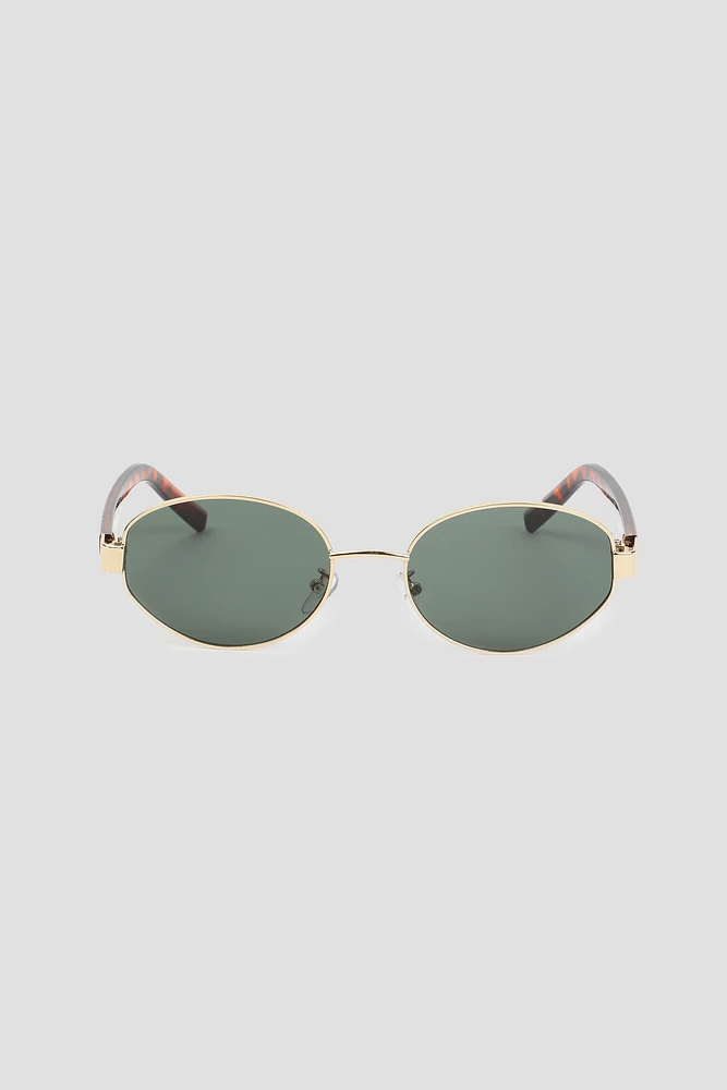 Ardene Round Sunglasses in Brown