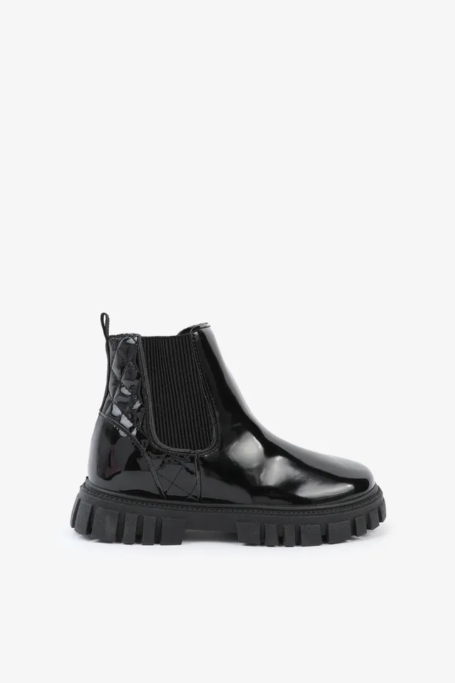 Ardene Kids Chelsea Boots in Black | Size
