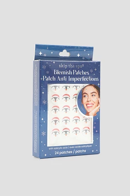 Ardene Holiday Penguin Blemish Patches in Blue