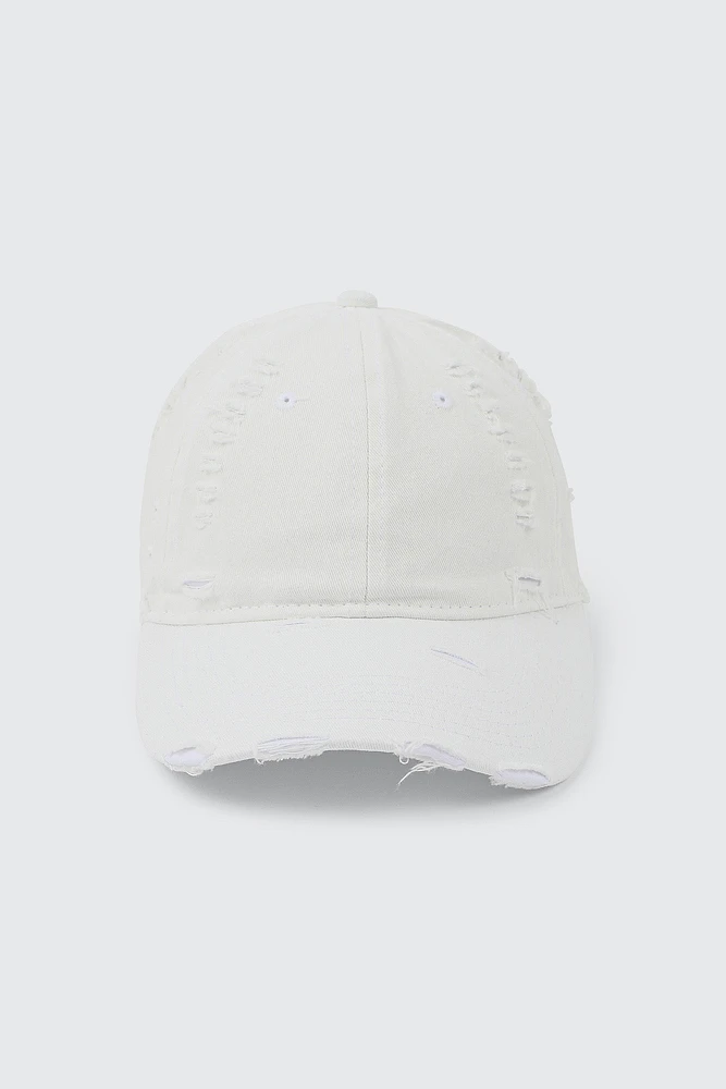 Ardene Distressed Effect Cap in | 100% Cotton