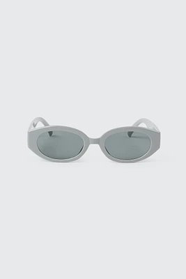 Ardene Oval Sunglasses in Grey