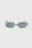 Ardene Oval Sunglasses in Grey