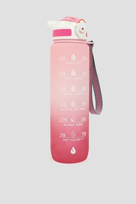 Ardene Ombre Water Bottle in Light Pink