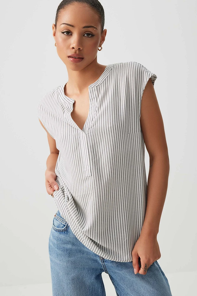 Ardene Dolman Cap Sleeve Tunic in White | Size | Viscose | Eco-Conscious | 100% Recycled
