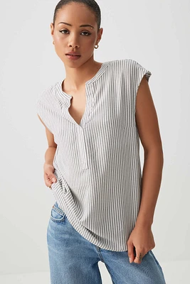 Ardene Dolman Cap Sleeve Tunic in White | Size | Viscose | Eco-Conscious | 100% Recycled