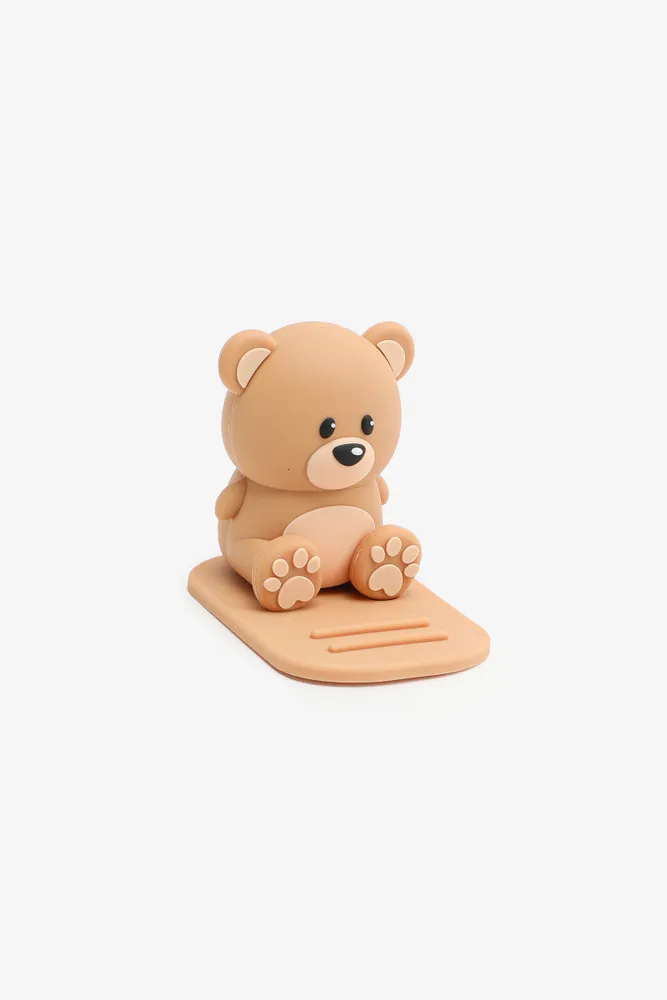 Ardene Animal Phone Holder in Beige