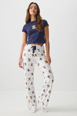 Ardene Flare PJ Pants in | Size | Polyester/Elastane | Eco-Conscious