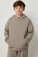 Ardene Kids Classic Hoodie in Beige | Size | Polyester/Cotton | Fleece-Lined