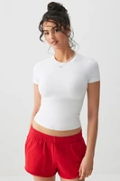 Ardene Super Soft Fitted T-Shirt in | Size | Polyester/Elastane