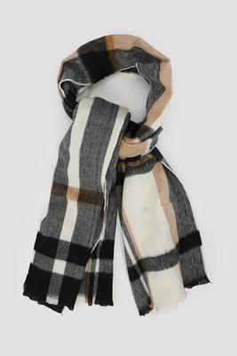 Ardene Plaid Scarf in | Polyester