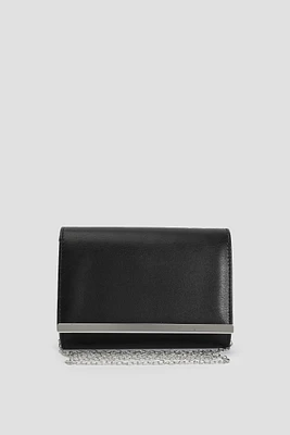 Ardene Rectangular Clutch in | Faux Leather/Polyester