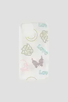 Ardene Embellished Clear iPhone 13 Case