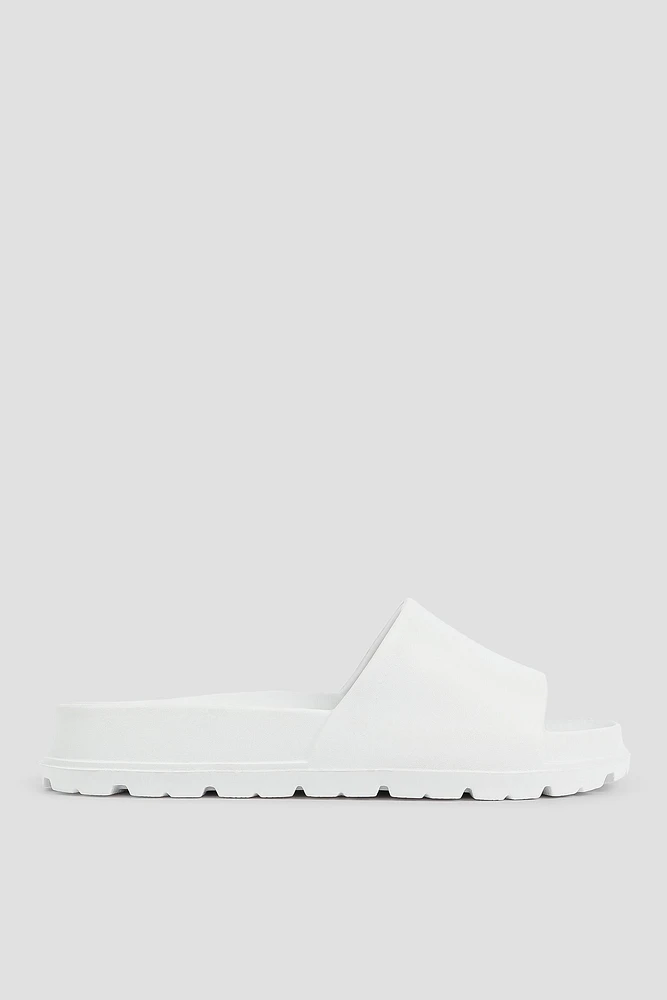 Ardene Lightweight Chunky Slides in | Size