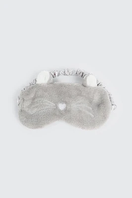 Ardene Cat Sleep Mask in Grey