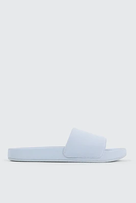 Ardene Solid Slides in Light | Size