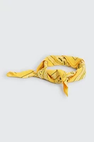 Ardene Paisley Bandana in Light Yellow | Polyester