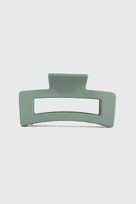 Ardene Cutout Hair Claw in Sage