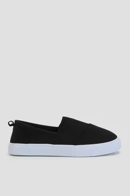 Ardene Cross Vamp Slip-On Sneakers in | Size | Eco-Conscious