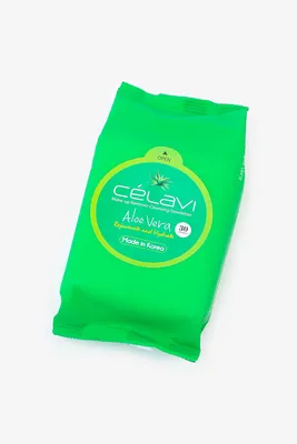 Ardene Aloe Makeup Wipes in Green