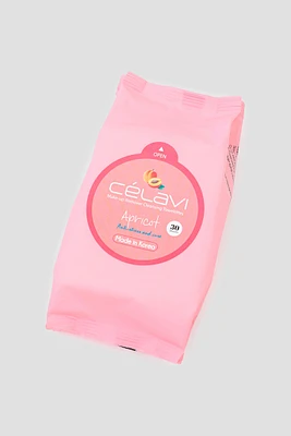 Ardene Apricot Makeup Wipes in Light Pink
