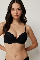 Ardene Lace Push-Up Bra in | Size | Nylon/Elastane