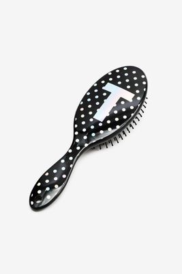 Ardene Letter T Paddle Hairbrush in Black