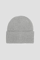 Ardene Wide Cuff Ribbed Beanie in | Polyester/Elastane/Polyamide