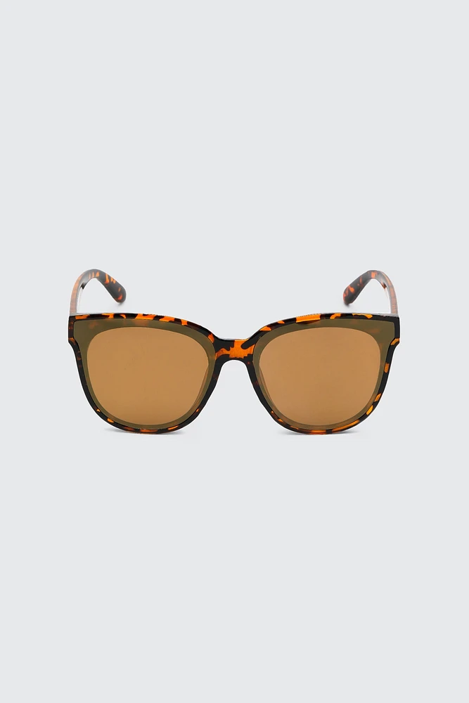Ardene Tortoiseshell Wayfarer Sunglasses in Brown