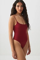 Ardene Contour Spaghetti Strap Bodysuit in | Size | Elastane/Polyamide