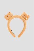 Ardene Bear Spa Headband in Brown