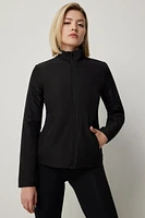 Ardene Lightweight Running Jacket in Black | Size | Polyester/Elastane | Eco-Conscious