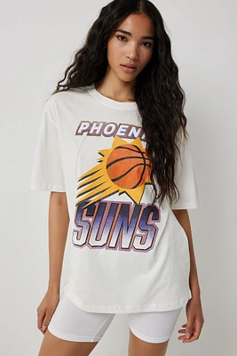 Ardene Phoenix Suns T-shirt in White | Size | 100% Cotton