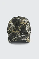 Ardene Camouflage Cap in Khaki | 100% Cotton