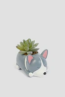 Ardene Artificial Plant in Corgi Pot in Grey