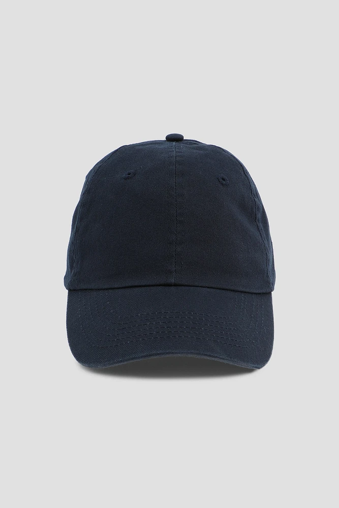 Ardene Solid Cap in Dark Blue | 100% Cotton