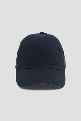Ardene Solid Cap in Dark Blue | 100% Cotton