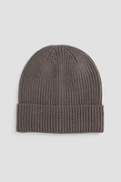 Ardene Solid Ribbed Beanie in | Polyester/Elastane