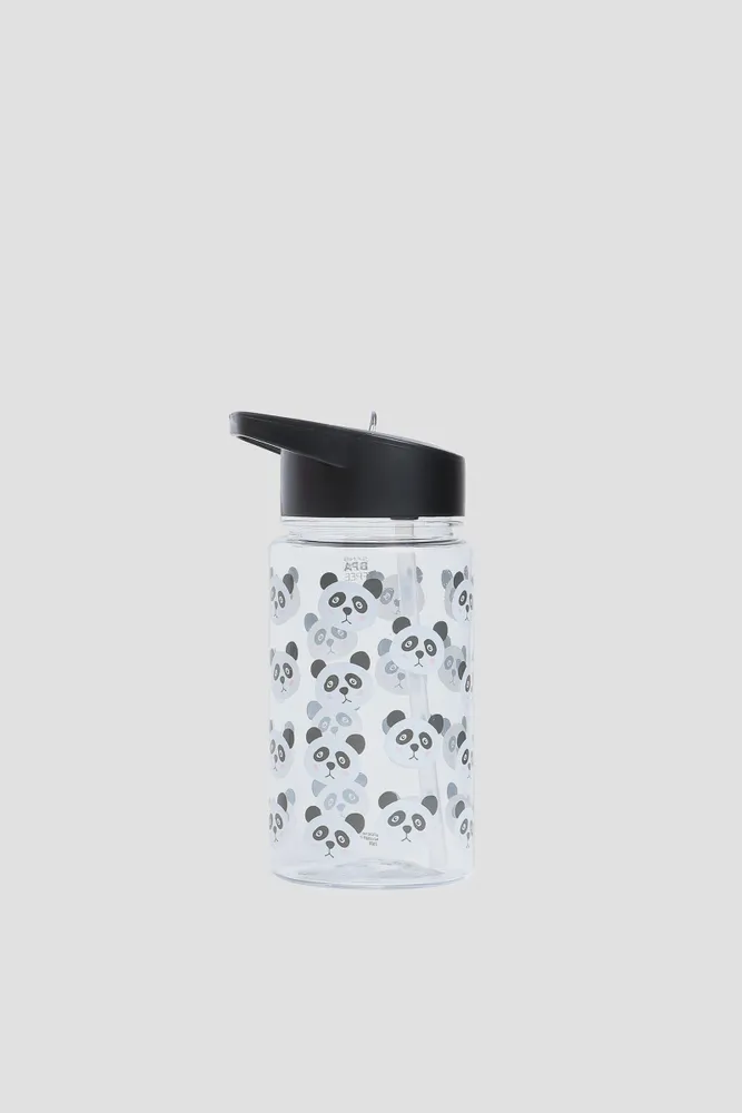 Ardene Panda 350ML Reusable Bottle in Black